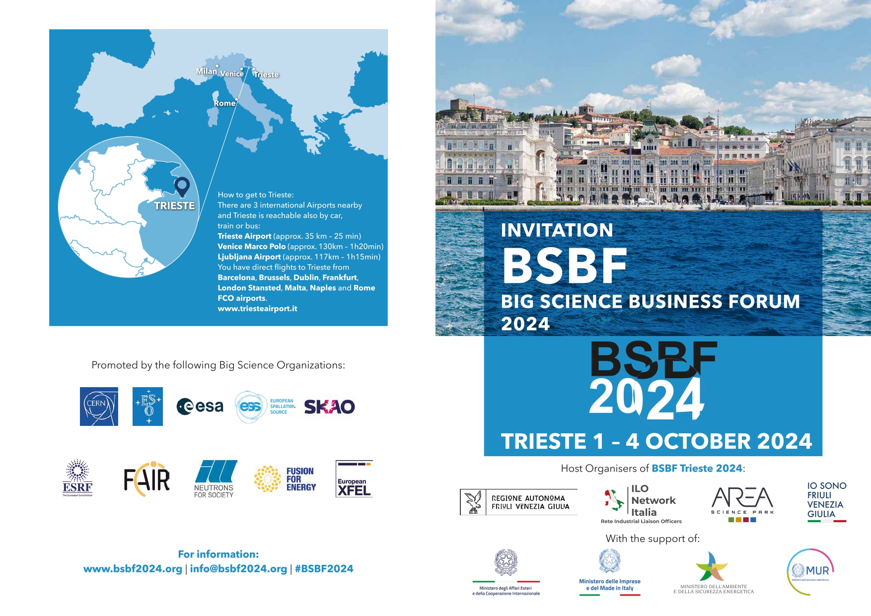 ENEA presente a Trieste al Big Science Business Forum (BSBF 2024)