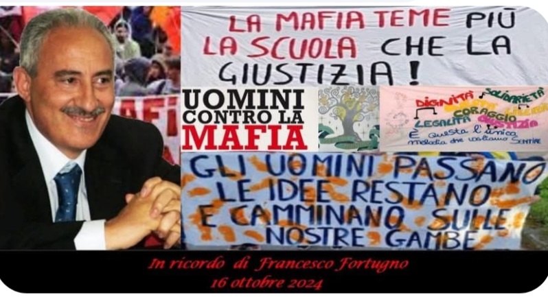 Francesco Fortugno, assassinato dalla ‘Ndrangheta il 16 ottobre 2005. Il CNDDU lo ricorda