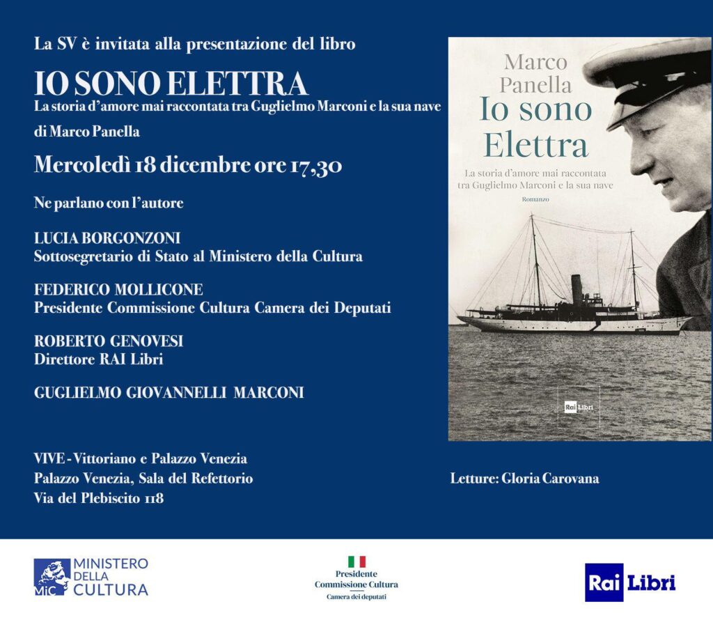 Presentato a Roma “Io sono Elettra” di Marco Panella edito da Rai Libri